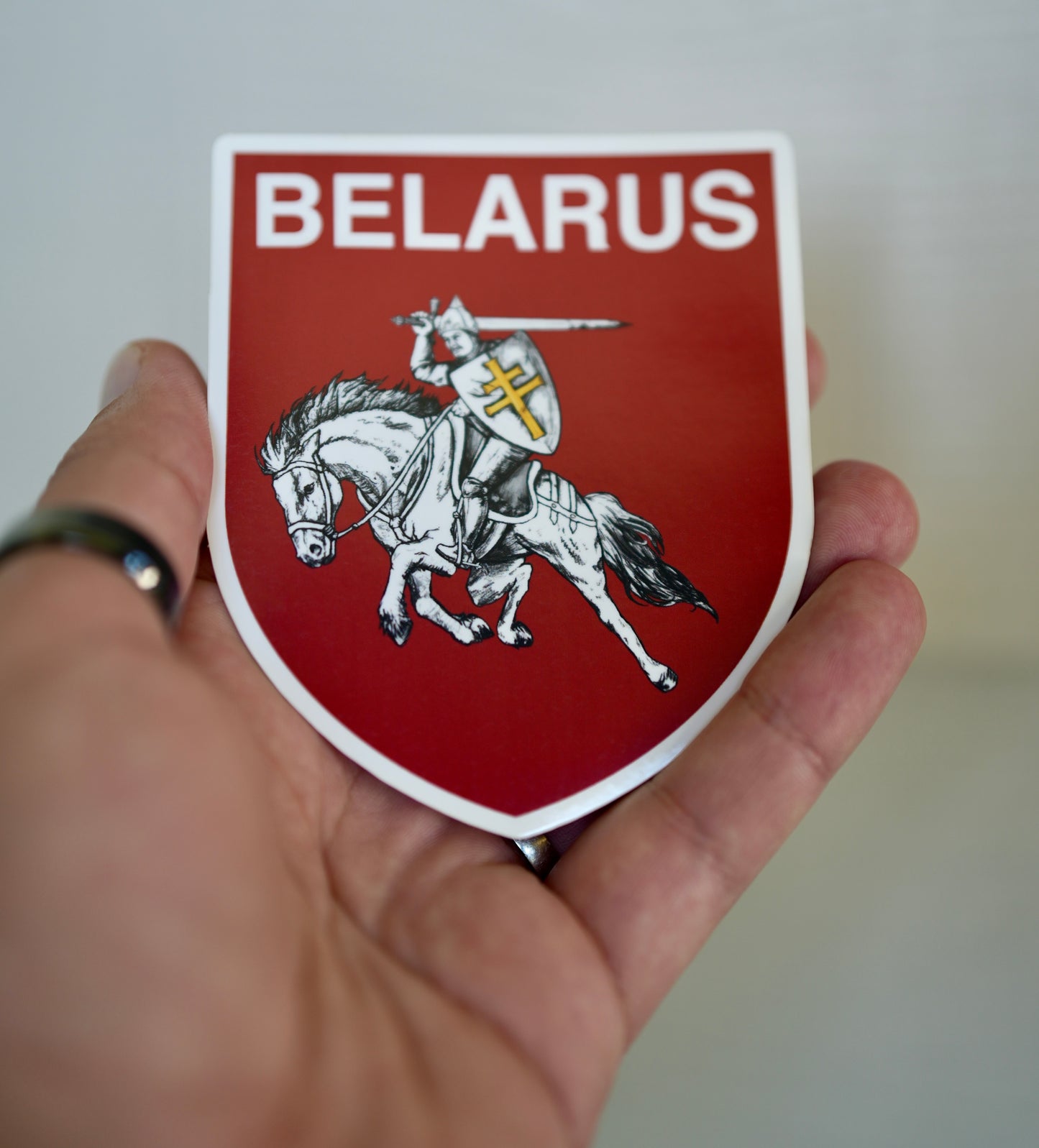 Original Artwork - Belarus Pohonya (Погоня) Vinyl Sticker -  (Free shipping)